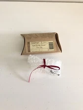 New Longaberger Key To My Heart 2003 pewter basket tie on accessory