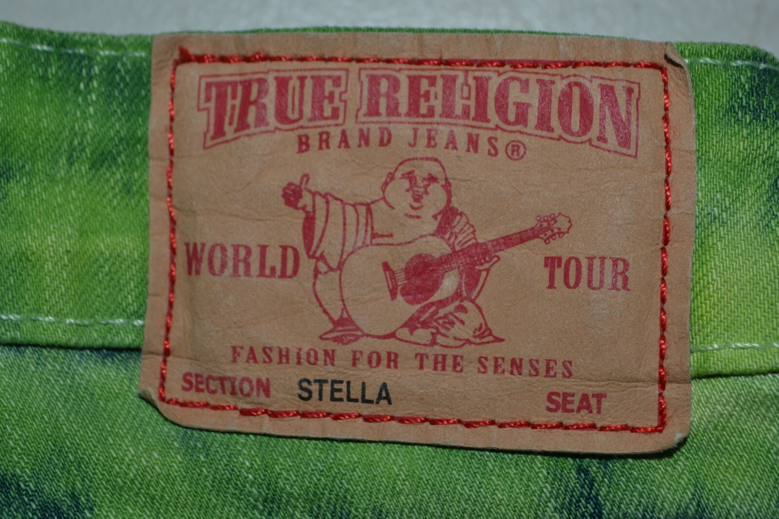 True Religion Women's Stella Skinny Pocket Flaps Tie Dye Jeans Sz 28x34 thumbnail 3