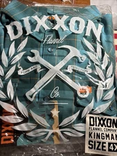 Dixxon Long Sleeve “Kingman” Button Down Flannel In 4x!