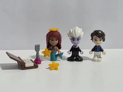 LEGO Disney Princesses Ursula Ariel Eric Micro Doll Minifigures from 43213 - Image 1 of 3