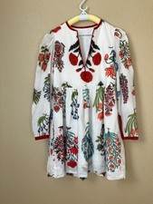 Alix of Bohemia Mini Dress Womens XS Winslow Flower Show Long Sleeve