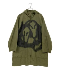 Yohji Yamamoto × Supreme men's zip hood jacket military khaki size S USED