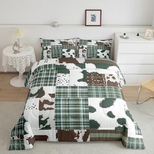 Cow Print Comforter Set Size Kids Cow Comforter for Boys Teens King Multi 415