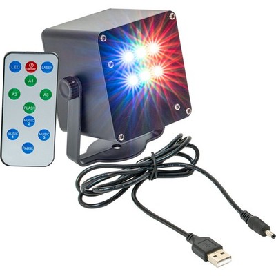 IBIZA TINYLED-RGB-STROBE AKKUBETRIEBEN 6x1W RGB LED PARTY DISCO CLUB DJ EVENT