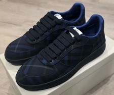 Burberry Men's AMF Terrace Check Low Top Sneakers, Size 11US 44EUR 