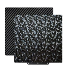PEO PET Build Plate for Adventurer 235x235mm, Diamond PEO+Carbon Fiber 