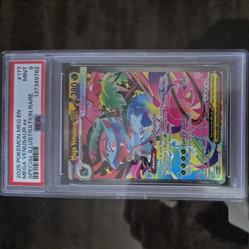 POKEMON MEGA EVOLUTION #177 MEGA VENUSAUR EX PSA 9