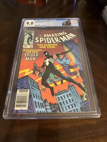 Amazing Spider-Man #252 1st App. Black Costume. Graded CGC 9.0. Nice!