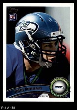 2011 Topps #188 Kris Durham Seahawks RC Georgia 8 - NM/MT