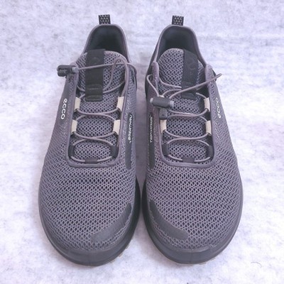ECCO BIOM 2.0 MENS SNEAKER 10-10.5 44 MAGNET GREY MESH TOGGLE LACE BREATHTHROUGH