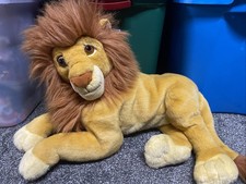 Vintage Disney Mattel ArcoToys Large Lion King Mufasa Simba Plush Animal 24  