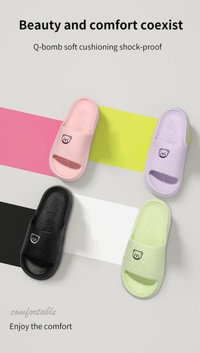 Trendy EVA Slippers Women Indoor Outdoor Summer Bathroom Sandals Shoes Home Gift - Bild 21 von 30