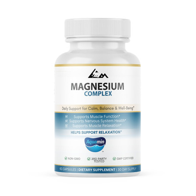 Magnesium Complex Daily Wellness Support Supplement - 60 Capsules | 1 Bottle