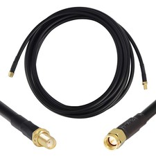 15ft SMA Extension Cable, SMA Male to SMA Female Connector 50 Ohm KMR240 Low ...