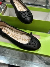 Sam Edelman Florence Black, Leah Size 7 1/2 M Ballerina