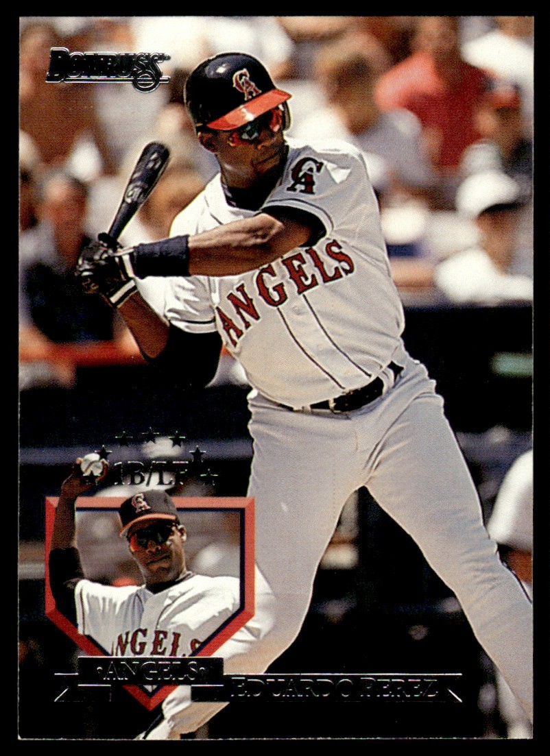 1995 Donruss Eduardo Perez California Angels #214 16865