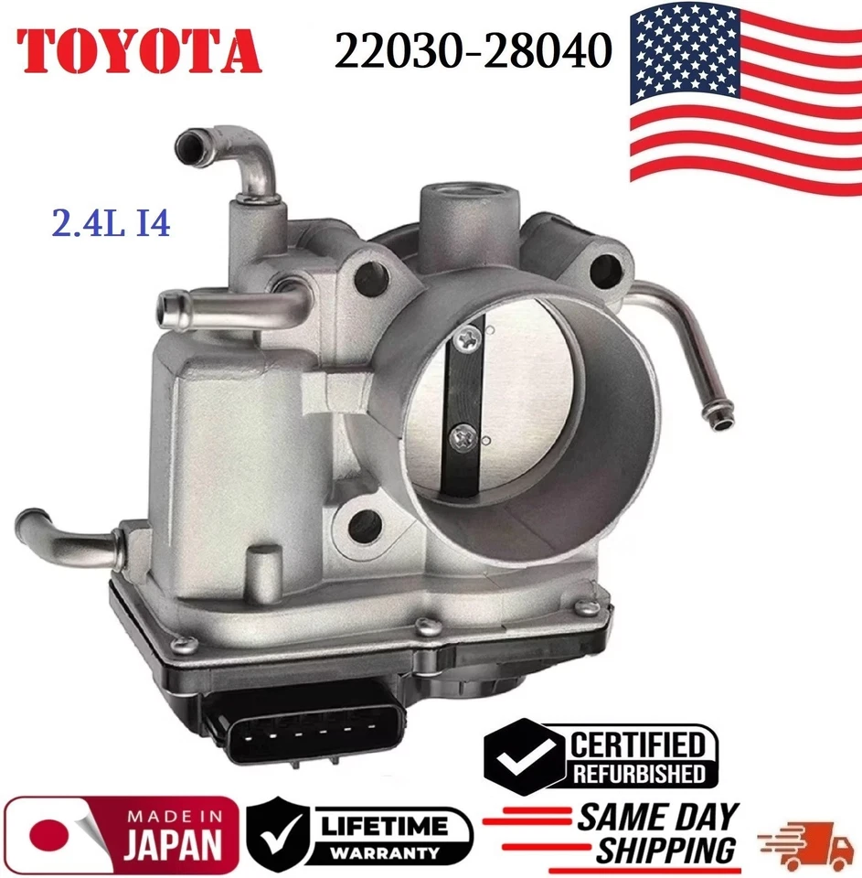 ✅ ПОДЛИННЫЙ корпус дроссельной заслонки для 2003-07 TOYOTA Camry Solara Highlander #22030-28040 - Изображение 2 из 4