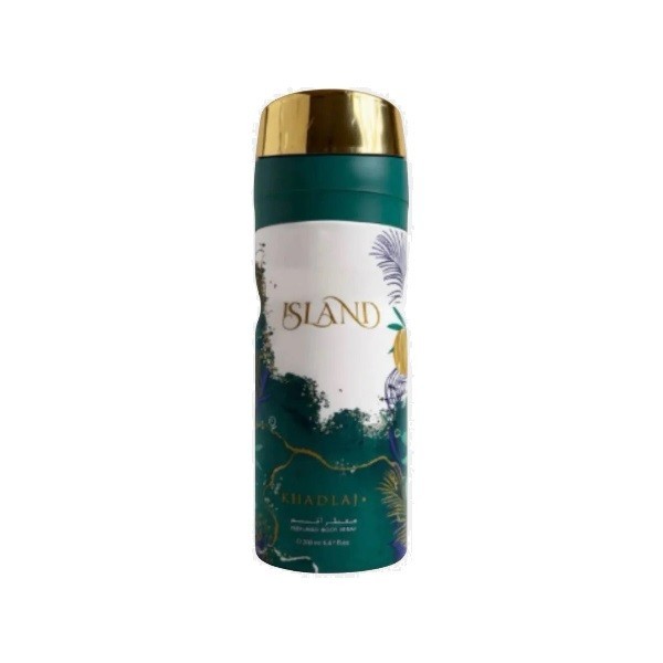 Khadlaj Amber Island Perfumed Body Spray 200Ml Spray - Image 2