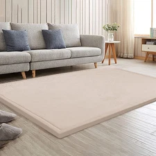 79x118'' Thick Extra Large Baby Play Mat Memory Foam Nursery Rug for Crawling