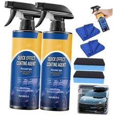 2PCS Car Coating Spray, Quick Effect Coating Agent, Quick-Advanced Car Acting