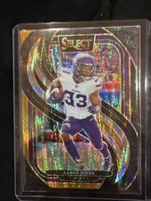 2024 Panini Select - Premier Level Aaron Jones #102 Black & Orange Shock Prizm