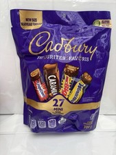 Cadbury Favourites 27 Mini Bars Packet - Canadian Import - New UK