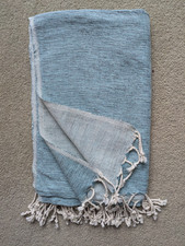 Turkish Pestemal Haman Towel - Turquoise