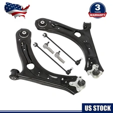 FWD Front Lower Control Arms Sway Bars Links Kit for 2012-2016 Passat Beetle