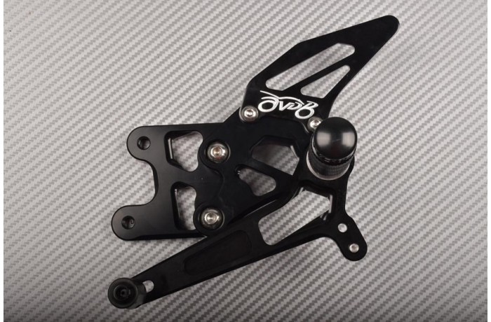 Commandes reculées moto bleues pour Suzuki GSX-R 1000 07-08 WVCL