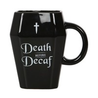 "Something Different - Kaffeebecher \"Death Before Decaf\", Sarg (SD4749)"
