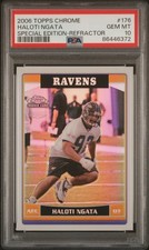 2006 Topps Chrome Special Edition Rookies #176 Haloti Ngata - Ravens PSA 10