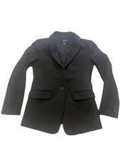 J.Crew Women's Regent Single Button Blazer Four Season Stretch Black Size 00 P