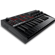 MPK Mini MK3 25 Key USB MIDI Keyboard Controller With 8 Backlit Drum Pads, 8 ...