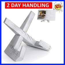 Cookbook Stand, Wooden Recipe Book Holder, Cook Book Stand for Kitchen Counte...