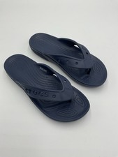 Crocs Women  s Sz 10 Men Sz 8  Baya II Classic Flip Flops Sandals Navy Blue