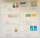 Ireland - six 1960s & 70s plain  first day covers.