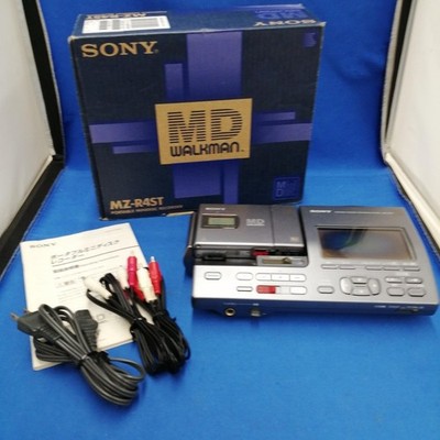 Sony MzS-R4ST Portable Minidisc Recording System Used From Japan