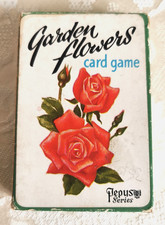VINTAGE, PEPYS SERIES, GARDEN FLOWERS CARD GAME