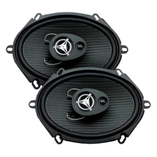 Power Acoustik Edge Series 5" x 7" 3-Way 500W 4 Ohm Coaxial Speakers