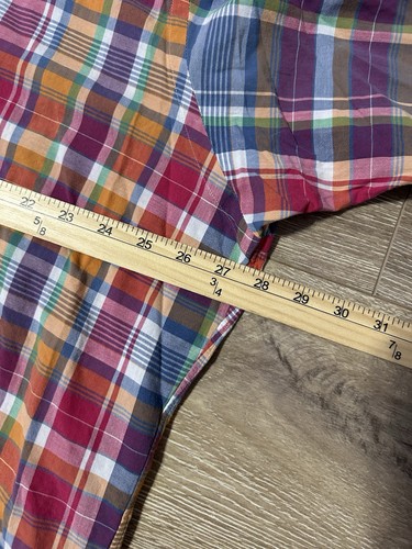 Vintage 90er Ralph Lauren Blake Hemd Herren Gr. XL kariert bunt Retro Langarm - Bild 9 von 9