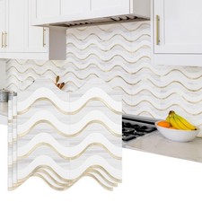 10-Sheet Peel and Stick Backsplash Seamless Tile,Stick on Backsplash for Kitc...
