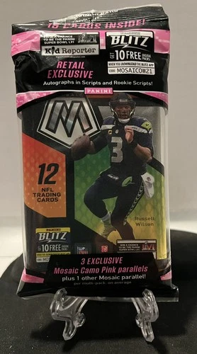 2021 Panini Mosaic NFL Football Cello Pack 15 Cards Brand New Factory Sealed!!