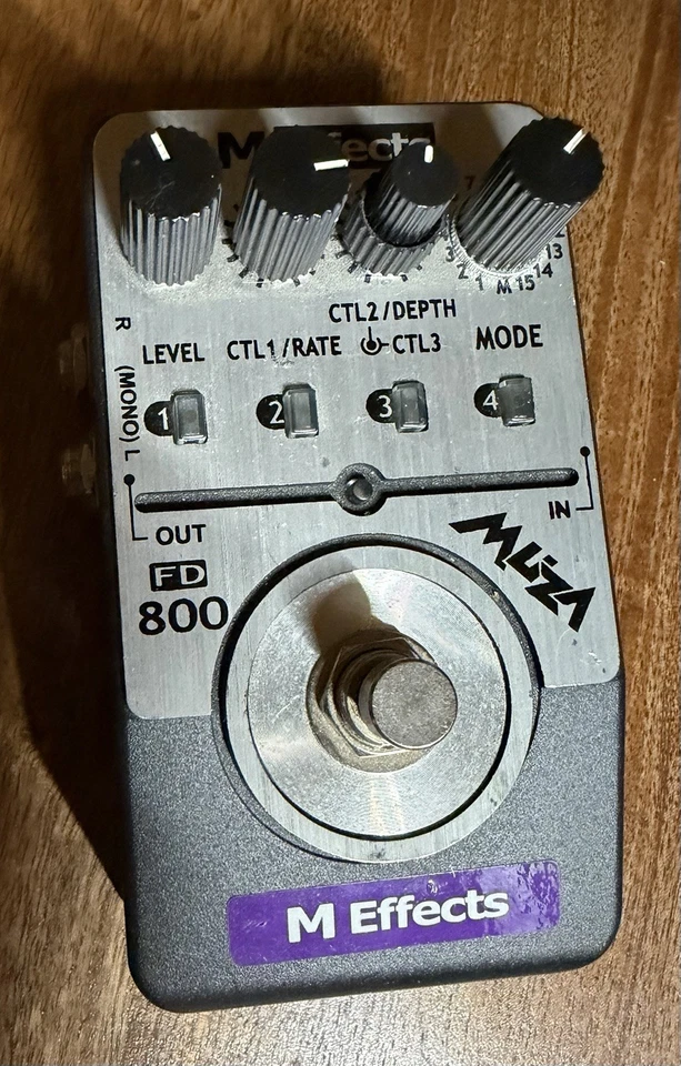 Muza FD 800 Multi Effects Processor Reverb Delay Pedal - Image 3 of 4