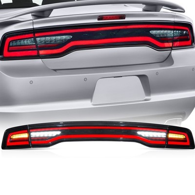 2*VLAND Voll-LED-Rückleuchten für Dodge Charger 2011-2014 Animation Gelb Blinker