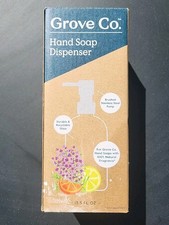 Hand Soap Dispenser One Glass Bottle 13.5 Fl Oz One Brushed Stainless-Steel Pump