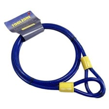 Toolzone Looped Cable1.8M x 10MM Braided Steel Security Cable Safety