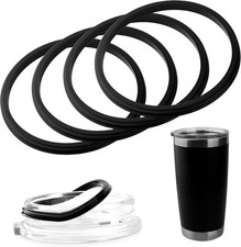 4PCS Yeti Tumbler Lid Replacement Rubber Seal O-Ring Gasket Silicone 10-20oz
