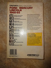 VTG CHILTON'S Repair & Tune-Up Guide FORD MERCURY LINCOLN 1968-85 PN: 6842 — photo 2
