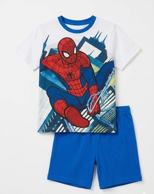 Pyjama Short Sleeve - Marvel - Spiderman - Größe 104 - 100% Baumwolle - Jungen