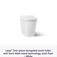 Kohler LEAP ONE PIECE ELONGATED SMART TOILET WITH FRONT BIDET WAND TECHNOLOGY